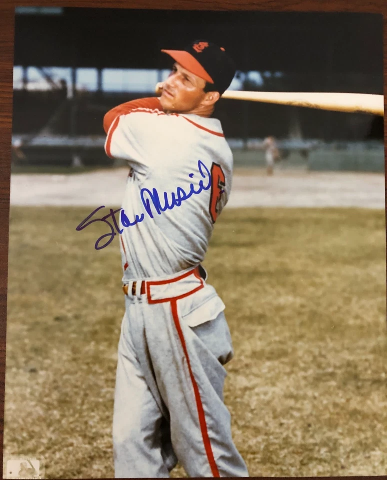SALE!!!  STAN MUSIAL Autographed “Cardinals ” Signed 8x10 Photo HALL OF FAMER - Image 1 of 1