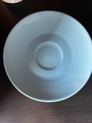 Vintage J & G Meakin Studio Aztec plain blue 5 3/4 inch saucer - Image 1 of 2