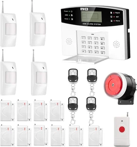 Sistema di allarme di sicurezza 99+7 zone quadrante automatico 3/4G GSM SMS casa antifurto filo di sicurezza - Foto 1 di 12