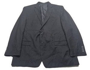 Vintage Chaps Blazer Black Men's Polyester/Rayon Size 50 - Picture 1 of 13