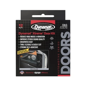 Dynamat Xtreme Sound Deadening Car Insulation Door Kit 10435 – Pre Cut Noise ... - Picture 1 of 7