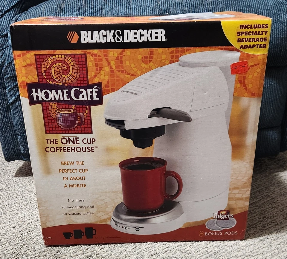 Black And Decker Home Cafe The One Cup Coffeehouse New Sealed Box - Image 1 of 4