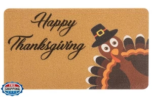 HinyBoeh Happy-Thanksgiving Welcome-Doormat for Fall-Outdoor-Entrance - Seaso - Picture 1 of 5