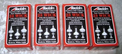 4X NUEVO EN CAJA ORIGINAL LÁMPARA ALADDIN PARTE # N230 MECHAS MODELO 23, 23A y 23E60 Foto 1 de 3