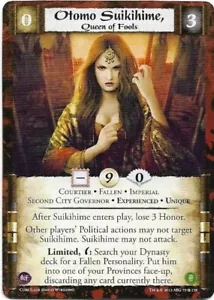 L5R: *OTOMO SUIKIHIME (EXP)* - Coils of Madness - Legend of the Five Rings CCG - Picture 1 of 1