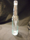 Vintage Long Neck Bottle Greenish Tint Air Bubble In Glass No Marks