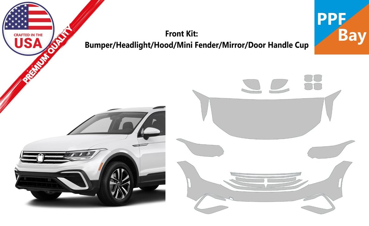 Full Hood & Fender + Mirror Kit | VOLKSWAGEN TIGUAN S - SE 2022 Full Hood & Fender + Mirror Kit | VOLKSWAGEN TIGUAN S - SE 2022