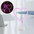 Heart LED Neon Sign for Wedding Party Home Decor (no power)