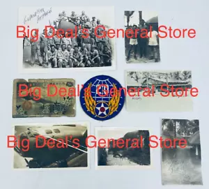 Orig WW2 Photos 20th Army Air Corps GUAM Nose Art Quarters Base Jeep Bomber Lot - Picture 1 of 11