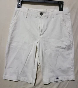 Arizona Jean Co klassische weiße Flex Shorts Größe 20 brandneu mit Etikett selten einzigartig - Bild 1 von 5