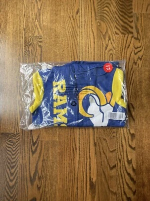 Los Angeles Rams футбол молнии толстовка с капюшоном XS (новый с ярлыками) - Изображение 1 из 4