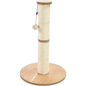 31" Beige Cat Scratching Post Kittens Scratcher Hanging Ball - Picture 1 of 8
