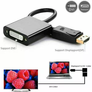 DisplayPort DP Male to DVI Female Adapter Cable Converter for Laptop PC AD261 - Picture 1 of 4