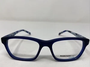 Marchon NYC Junior Trevor 470 47-16-125 Navy/Grey Full Rim Eyeglasses Frame !348 - Picture 1 of 8