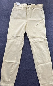 Buffalo David Bitton Havana Jeans Women 6/28 Yellow High Rise Stretch Skinny New - Picture 1 of 9