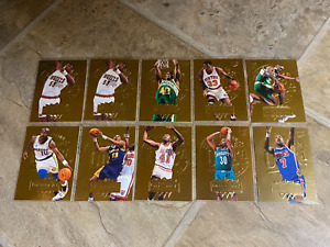 1995-96 Fleer Ultra Basketball Gold Medallion Lot (x10)