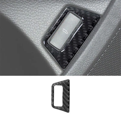 Tapa de botón de elevación de fibra de carbono para Audi Q7 2007-2015 Foto 1 de 4