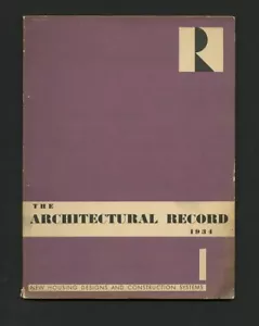 1934 Frederick Kiesler Space House ARCHITECTURAL RECORD Bucky Fuller Kocher Frey - Picture 1 of 13