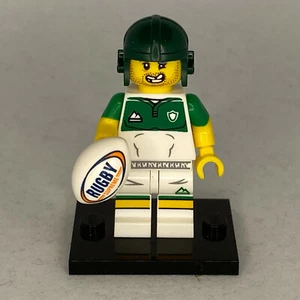 LEGO Rugby Player minifigure LEGO Collectible Minifigure Series 19 CMF 71025 - Picture 1 of 3