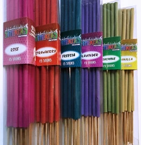 Incense LOT OF 6 Stackers Pocket Size Hollow Sticks - Stack for a longer burn! - Picture 1 of 6