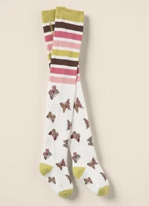 Matilda Jane Heart to Heart Fall Flutter Butterfly Mixed Print Tights Size 4-6 - Picture 1 of 1