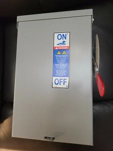 Midwest electric SAFETY SWITCH MGF222NR MODEL1 60AMP 240VAC 2 WIRE - Picture 1 of 4