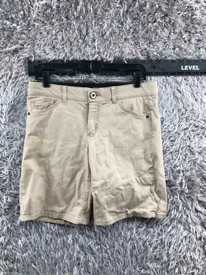 Relativity Chino Shorts Womens Size 8 Mid Rise Medium Wash Beige - Image 1 of 4