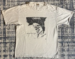 Vintage 2000s The Cramps Bad Music For Bad People T-Shirt Size L Horror Punk Y2K - Bild 1 von 15