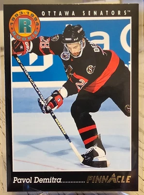 1993-94 Pinnacle Pavol Demitra RC #446 Ottowa Senators - Image 1 of 2