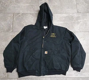 Carhartt Jacket Mens Canvas 2XL Reg. Black Jacket - Picture 1 of 5