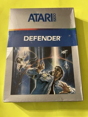 Defender (1982) Atari 5200 视频游戏盒原厂封装 — 第 1/4 张图片