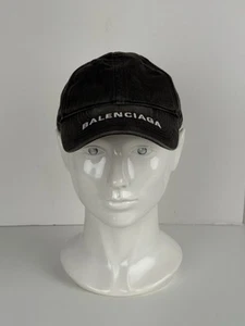 Balenciaga Baseball Cap Black Denim - Bild 1 von 9