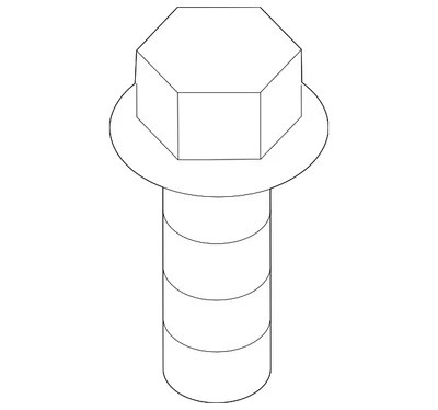 Perno de montaje de tanque de combustible genuino Mitsubishi MS240121 Foto 1 de 2