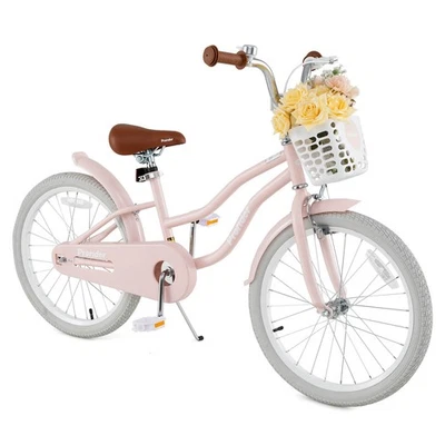 20" Kids Bike with Height Adjustable Handlebar & Seat Hand Brake & Coaster Brake - Image 1 of 4