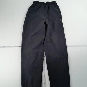 ADIDAS Joggers 8 Black Regular Womens Gym Tracksuit Zip Pockets Trackies Vintage - Picture 1 of 11