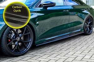 CUP faldones laterales faldones laterales de ABS para Audi RS3 8Y con aspecto de carbono - Imagen 1 de 3