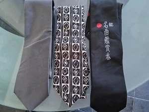 Krawatten x 2 schwarze Krawatten und 1 x graue Krawatte - Bild 1 von 4