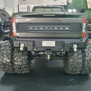 RC 1/10 CEN Racing Ford F450 Aluminum Metal Tailgate Plate Rear Suite - Picture 1 of 21