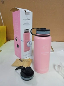 Stainless Steel Water Bottle + Straw 0,5L Leak-Proof. M131 - Picture 1 of 8