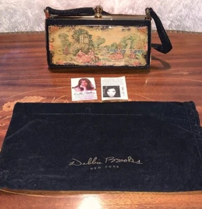 Abendtasche Designer Handtasche D Brooks Tante Bauchtasche Cocktail Party OOAK Diva - Bild 1 von 12