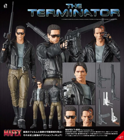 MEDICOM TOY MAFEX #176 TERMINATOR: T-800 (THE TERMINATOR VERSION) 1:12 FIGURE Cover
