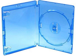 200 x Amaray Blu-Ray 14 mm Spine Storage Cases for Single (1) Disc with Logo - Picture 1 of 4