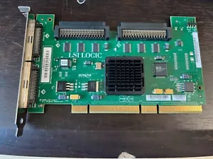 Apple LSI 22320 320MB/s Ultra320 SCSI Host Bus Controller Card with Riser - Picture 1 of 5