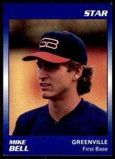 1989 STAR MIKE BELL GREENVILLE BRAVES #34