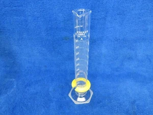 Kimble Kimax Cilindro Graduato 500ml Vetro Classe A Reveerse Paracolpi 20028-W - Foto 1 di 8