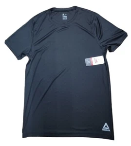 New Reebok Men's Performance Base Layer Shirt Black size medium Polyester - Picture 1 of 5