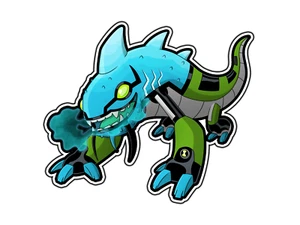 #1037 Arctiguana Ben 10 #1 Alien Hero Aufkleber wasserdicht Vinyl Decal gestanzt Auto - Bild 1 von 1