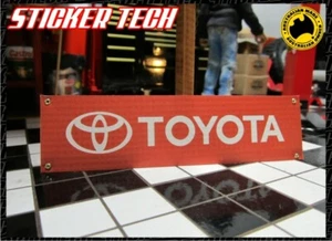 1/10 1/12 1/8 SCALE TOYOTA GARAGE WORK SHOP BANNER SUIT HILUX RC4WD LANDCRUISER - Picture 1 of 2