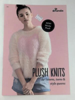Panda 310 Plush Knits for Tweens Teens  Knitting Patterns in Minky Plush - Image 1 of 2