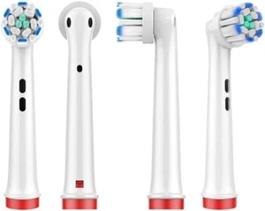 4x Ersatzköpfe mit extra weichen Borsten, kompatibel mit Oral B Electric - Picture 1 of 7